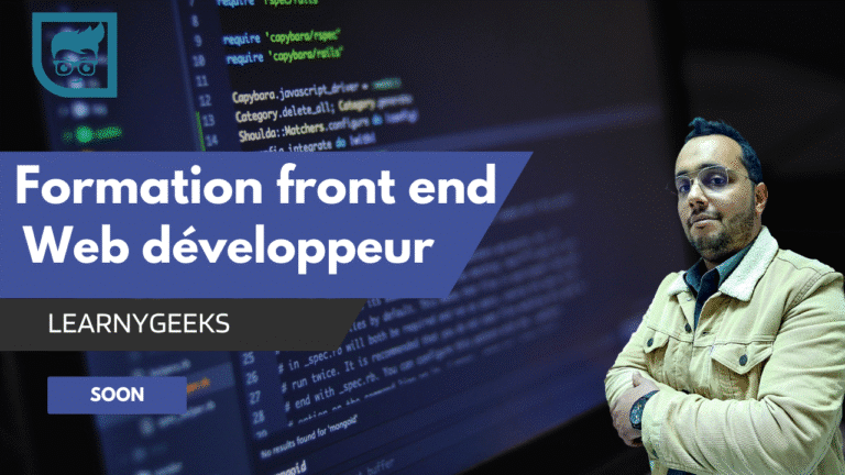 Formation développeur web front end